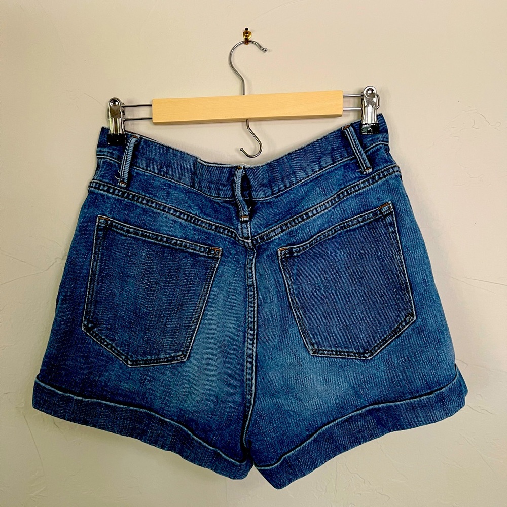 Gap Super High Rise Rolled Cuff Denim Short